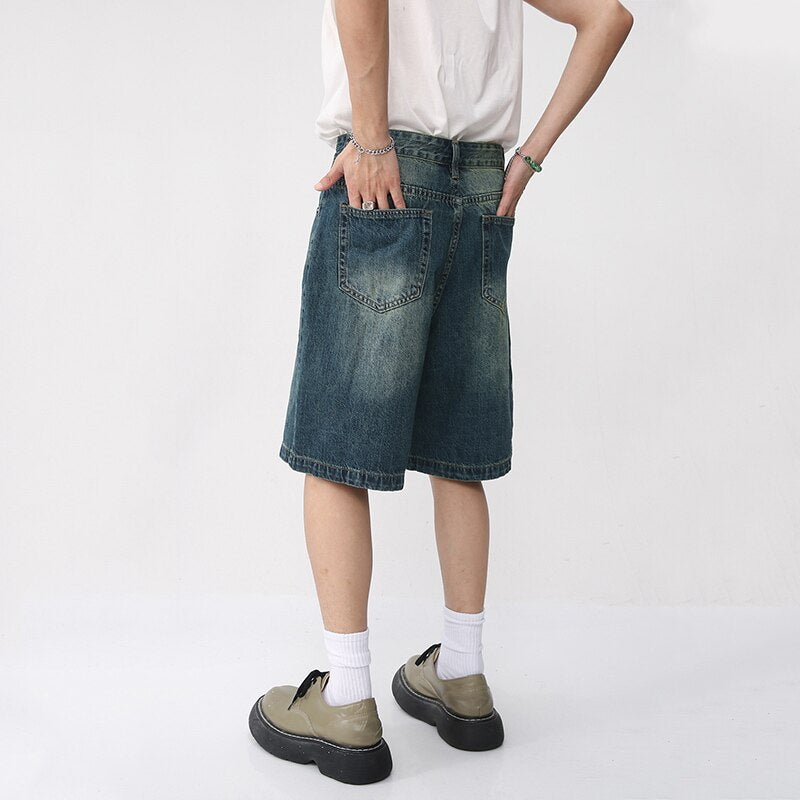 Denim Shorts Loose Korean Style