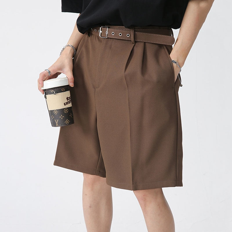 Loose Casual Short Suit Pants