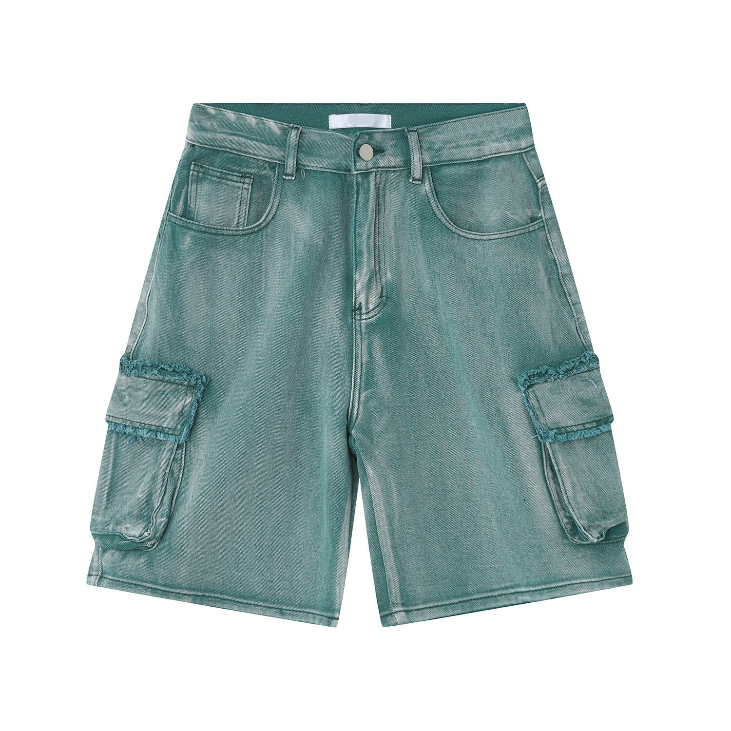 Denim Large Pocket Cargo Pants
