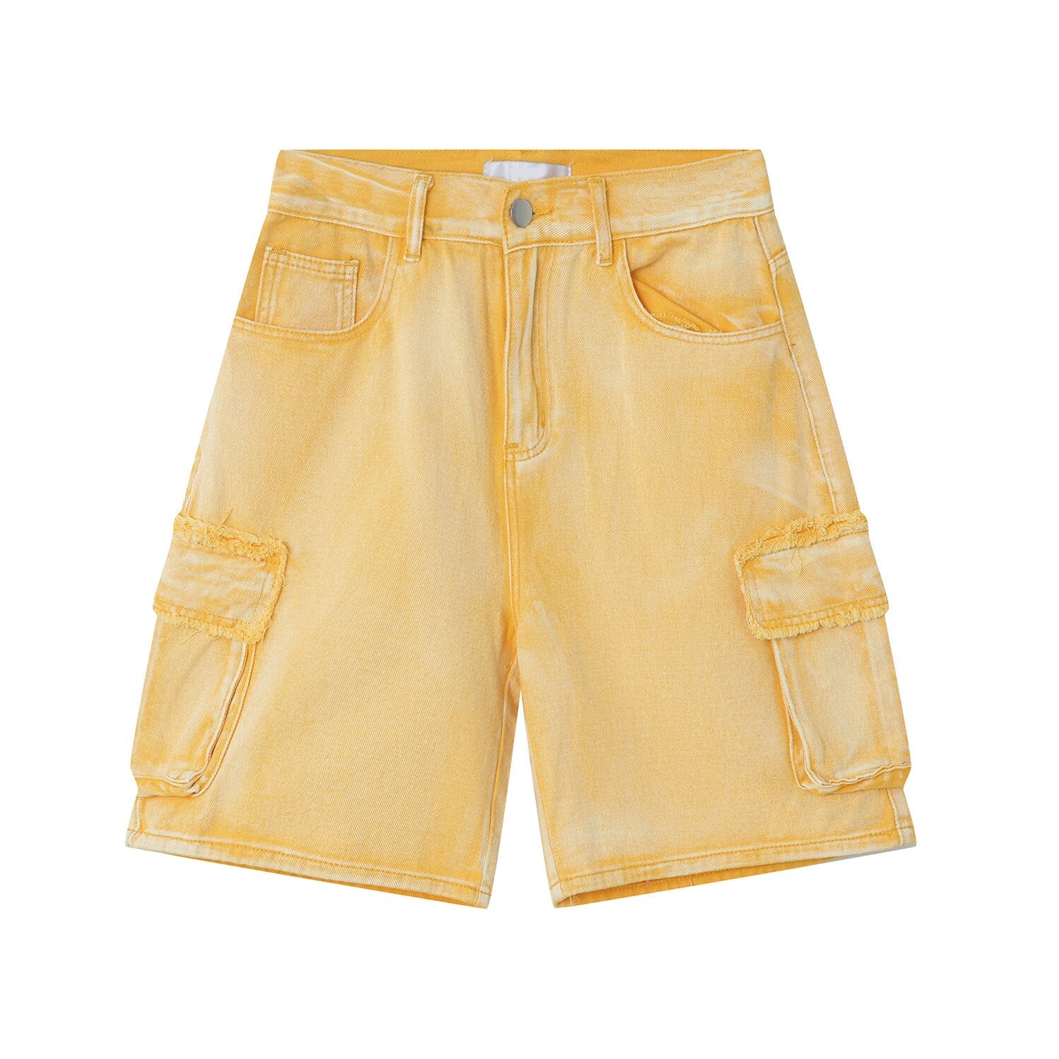 Denim Large Pocket Cargo Pants