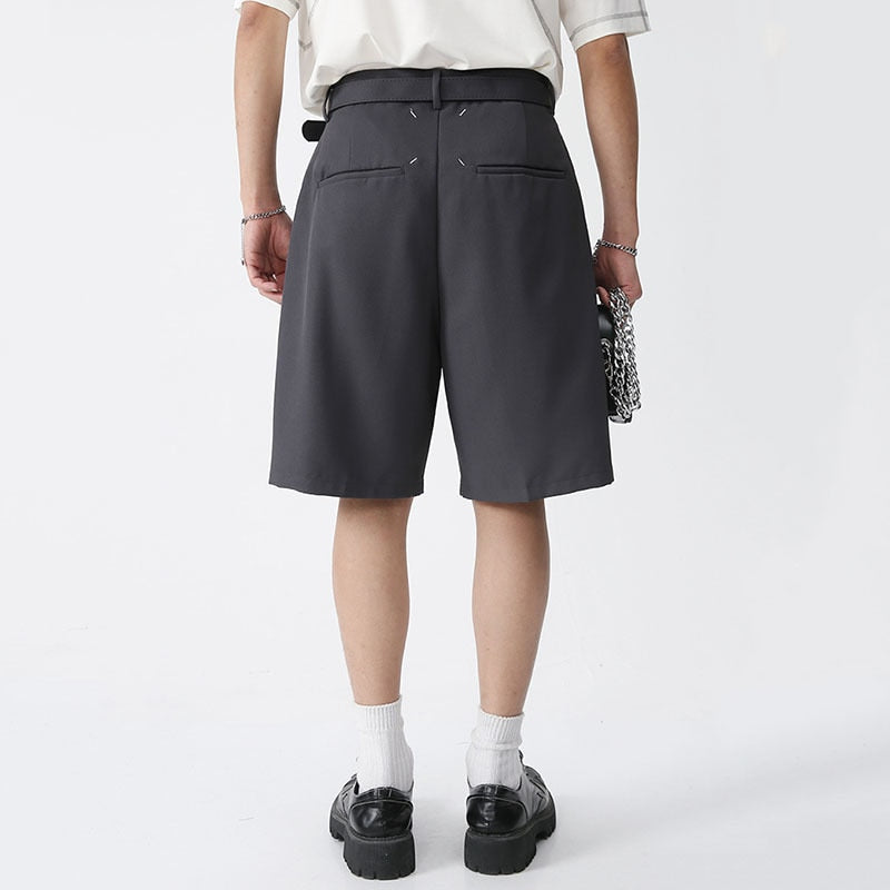 Loose Casual Short Suit Pants