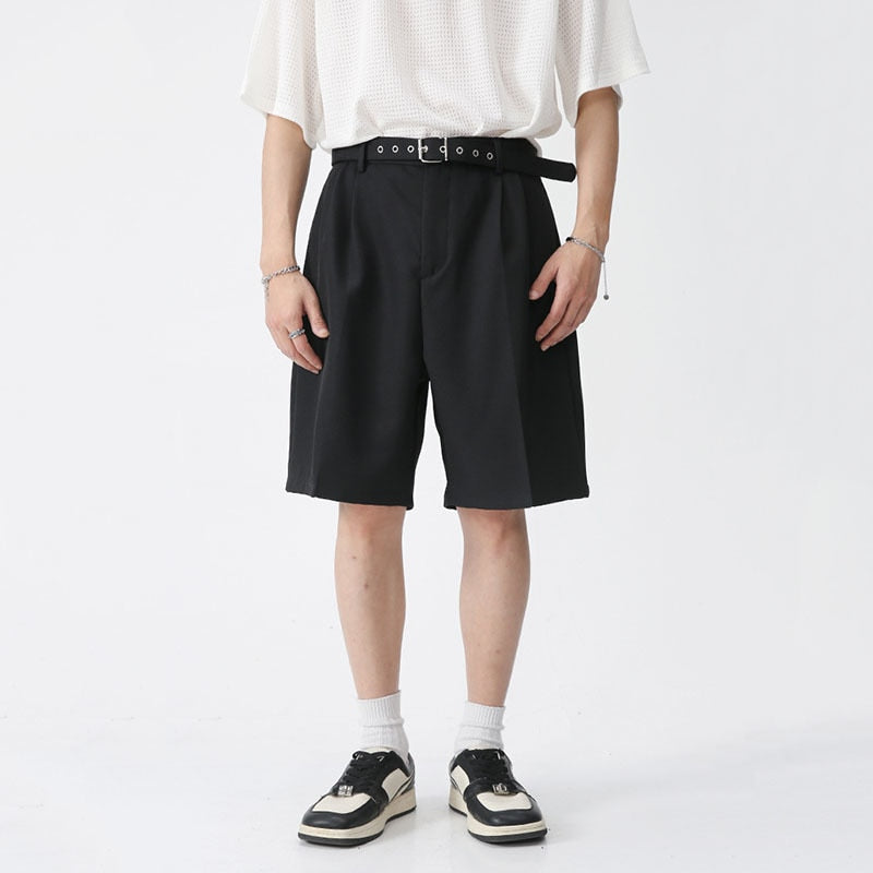 Loose Casual Short Suit Pants