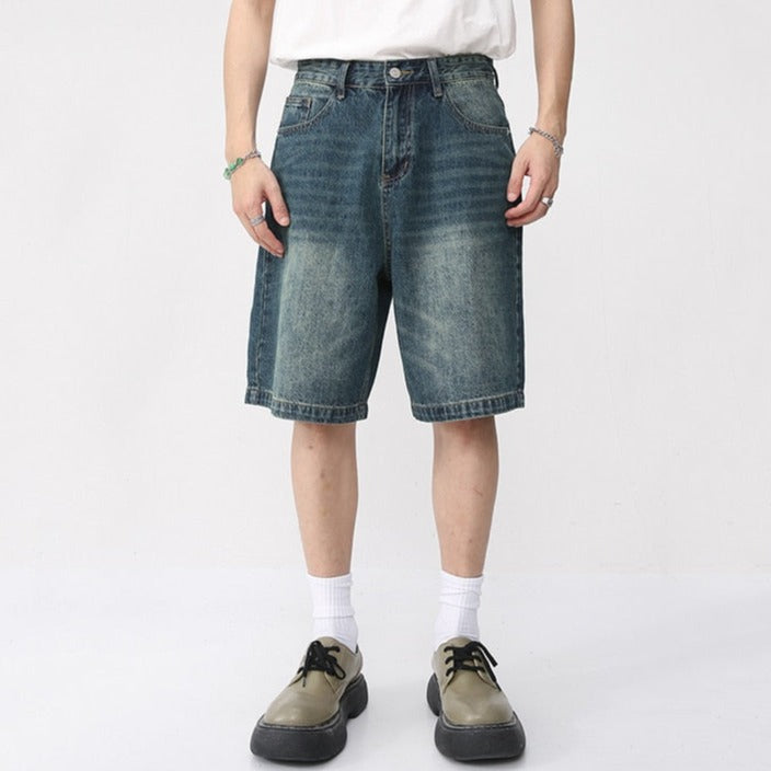 Denim Shorts Loose Korean Style
