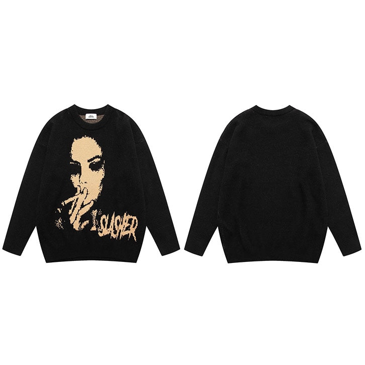 SLASHER Knitted Sweatshirt