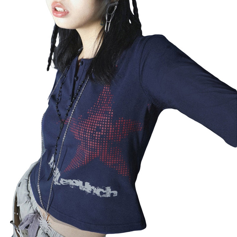GLITTER Rhinestone Long Sleeve Top